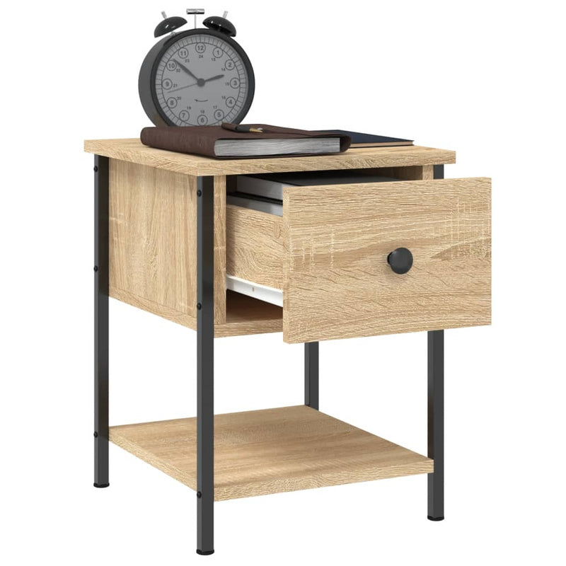 Bedside Tables 2 pcs Sonoma Oak 34x35.5x45 cm Engineered Wood