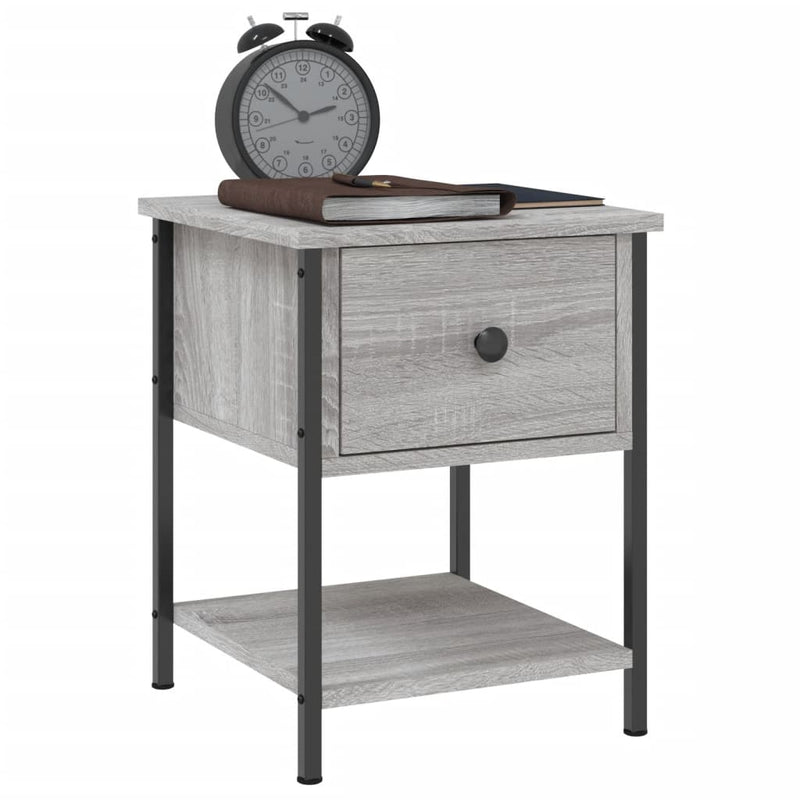 Bedside Tables 2 pcs Grey Sonoma 34x35.5x45 cm Engineered Wood