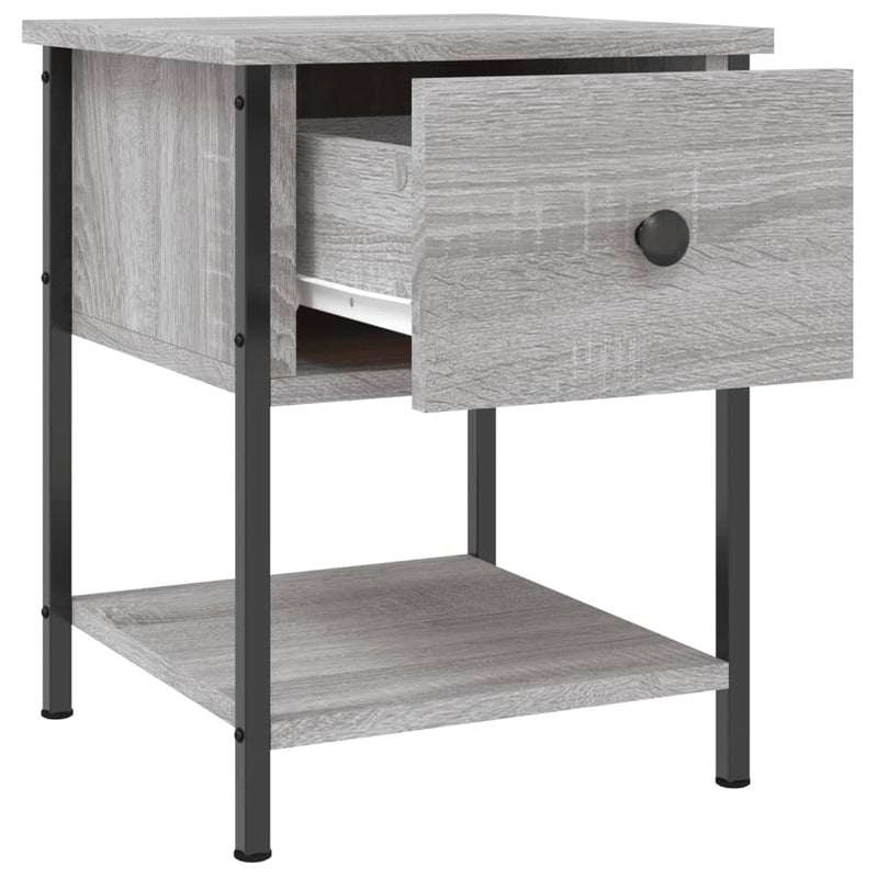 Bedside Tables 2 pcs Grey Sonoma 34x35.5x45 cm Engineered Wood