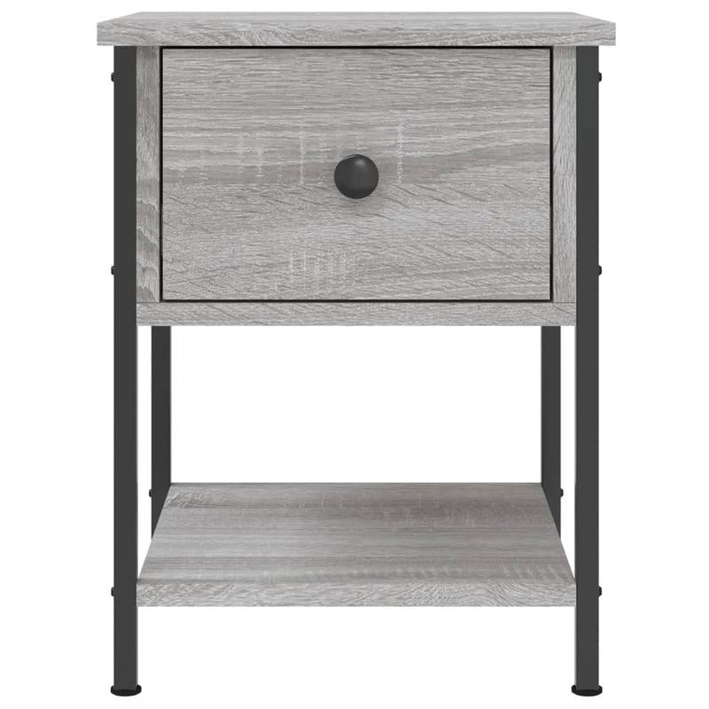 Bedside Tables 2 pcs Grey Sonoma 34x35.5x45 cm Engineered Wood