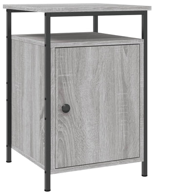 Bedside Cabinet Grey Sonoma 40x42x60 cm Engineered Wood