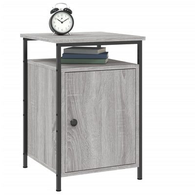 Bedside Cabinet Grey Sonoma 40x42x60 cm Engineered Wood