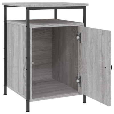 Bedside Cabinet Grey Sonoma 40x42x60 cm Engineered Wood