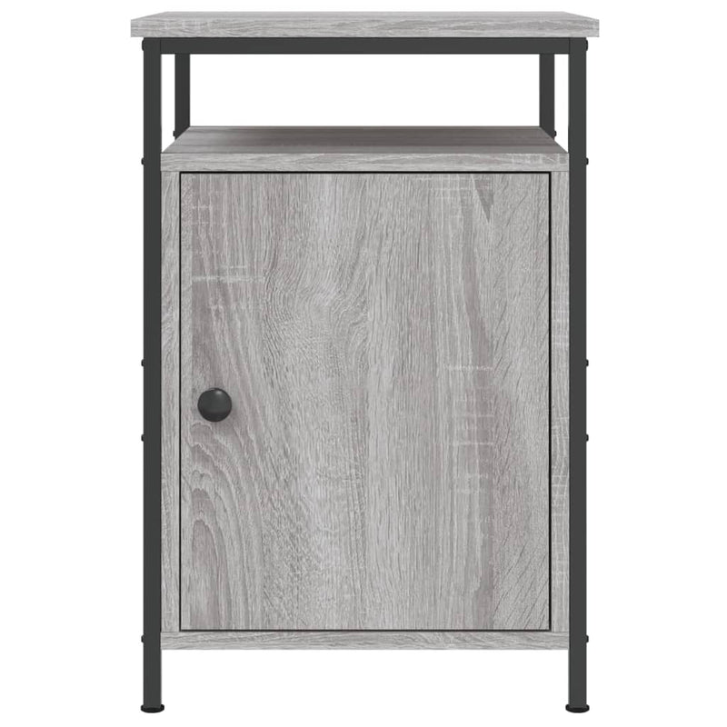 Bedside Cabinet Grey Sonoma 40x42x60 cm Engineered Wood