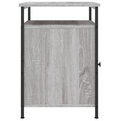 Bedside Cabinet Grey Sonoma 40x42x60 cm Engineered Wood