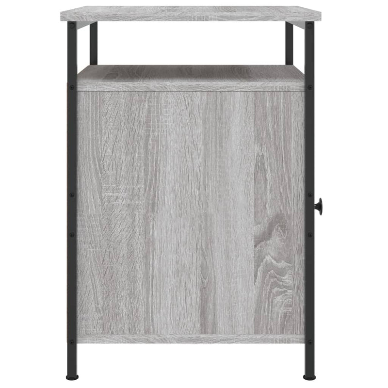 Bedside Cabinet Grey Sonoma 40x42x60 cm Engineered Wood