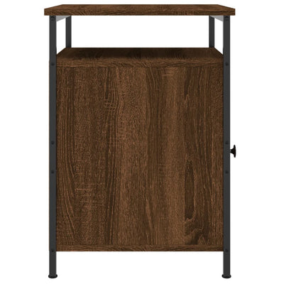 Bedside Cabinets 2 pcs Brown Oak 40x42x60 cm Engineered Wood