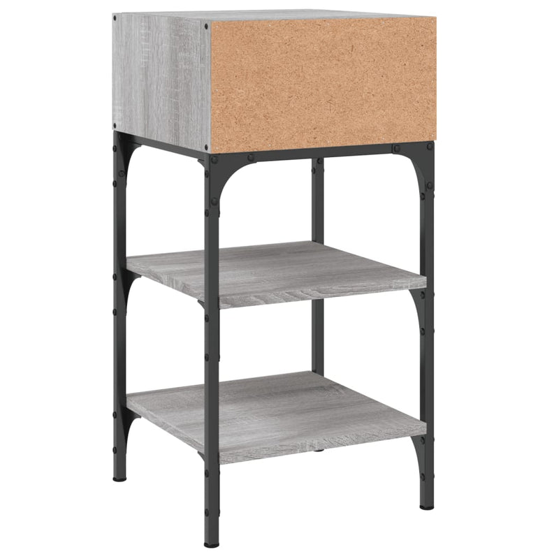 Bedside Tables 2 pcs Grey Sonoma 35x34.5x70 cm Engineered Wood