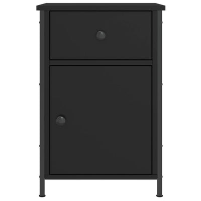 Bedside Cabinets 2 pcs Black 40x42x60 cm Engineered Wood