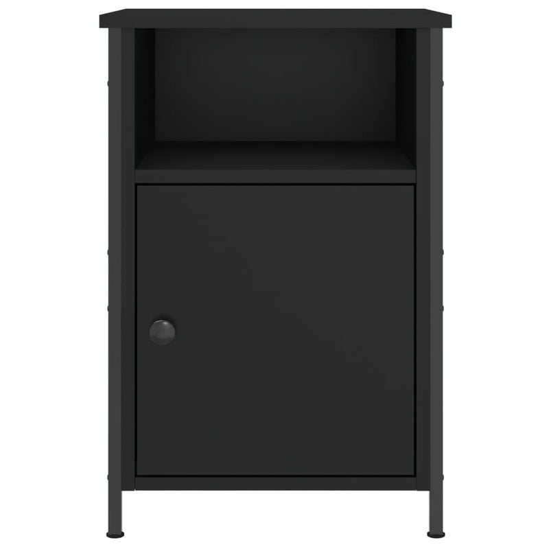 Bedside Cabinet Black 40x42x60 cm Engineered Wood