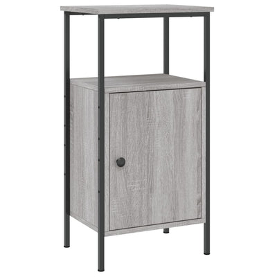 Bedside Cabinets 2 pcs Grey Sonoma 41x31x80 cm Engineered Wood