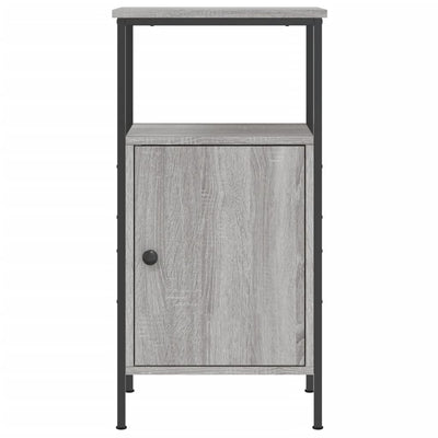 Bedside Cabinets 2 pcs Grey Sonoma 41x31x80 cm Engineered Wood