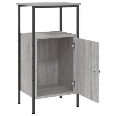 Bedside Cabinets 2 pcs Grey Sonoma 41x31x80 cm Engineered Wood