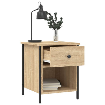 Bedside Cabinet Sonoma Oak 40x42x50 cm Engineered Wood