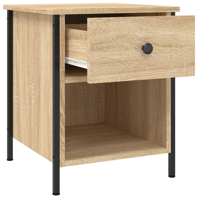 Bedside Cabinet Sonoma Oak 40x42x50 cm Engineered Wood