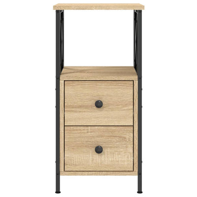 Bedside Cabinets 2 pcs Sonoma Oak 34x35.5x70 cm Engineered Wood