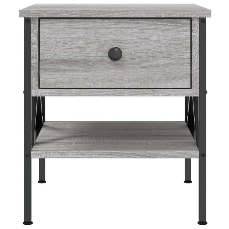 Bedside Tables 2 pcs Grey Sonoma 40x42x45 cm Engineered Wood