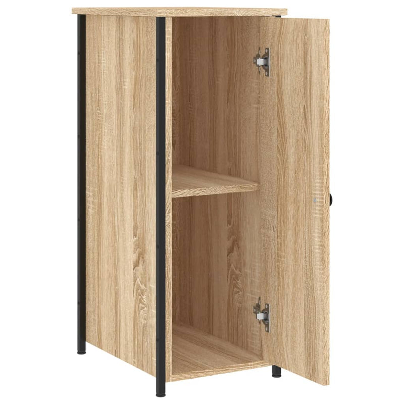 Bedside Cabinets 2 pcs Sonoma Oak 32x42x80 cm Engineered Wood