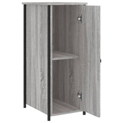 Bedside Cabinets 2 pcs Grey Sonoma 32x42x80 cm Engineered Wood