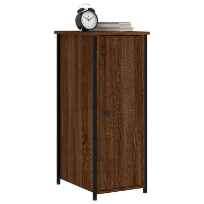 Bedside Cabinets 2 pcs Brown Oak 32x42x80 cm Engineered Wood