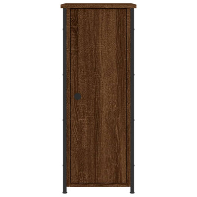 Bedside Cabinets 2 pcs Brown Oak 32x42x80 cm Engineered Wood