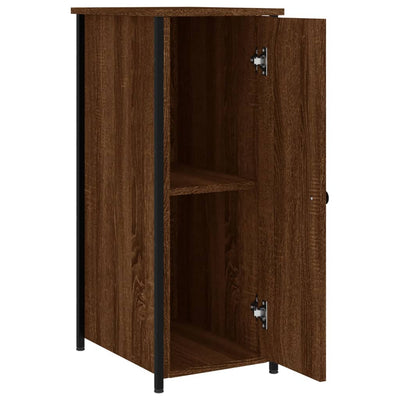 Bedside Cabinets 2 pcs Brown Oak 32x42x80 cm Engineered Wood