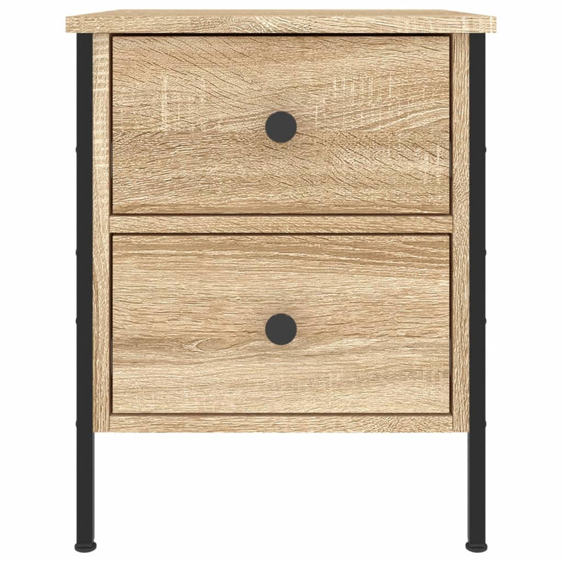 Bedside Cabinets 2 pcs Sonoma Oak 40x42x50 cm Engineered Wood