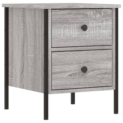 Bedside Cabinets 2 pcs Grey Sonoma 40x42x50 cm Engineered Wood