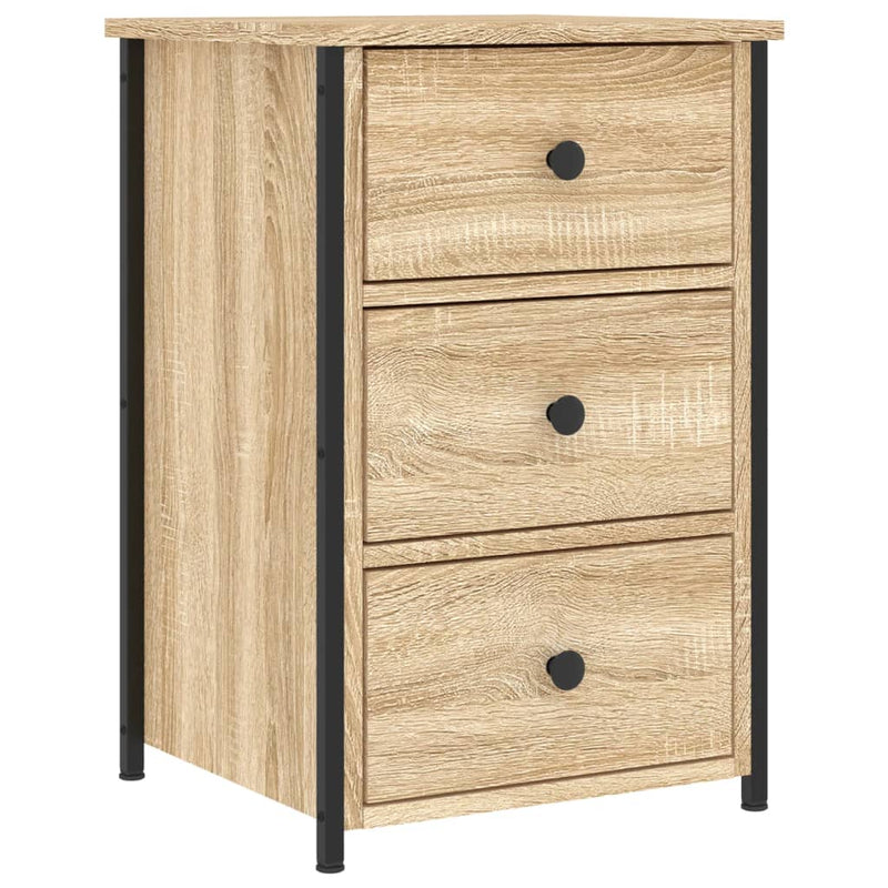 Bedside Cabinets 2 pcs Sonoma Oak 40x36x60 cm Engineered Wood