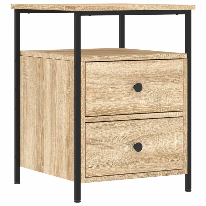 Bedside Cabinets 2 pcs Sonoma Oak 44x45x60 cm Engineered Wood