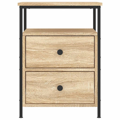 Bedside Cabinets 2 pcs Sonoma Oak 44x45x60 cm Engineered Wood