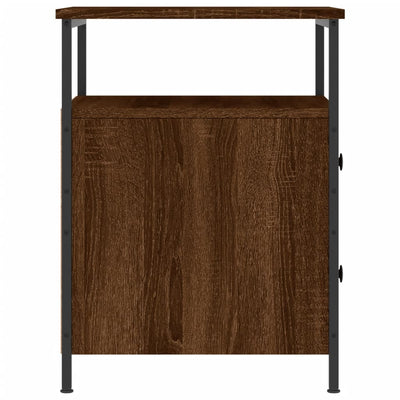 Bedside Cabinets 2 pcs Brown Oak 44x45x60 cm Engineered Wood