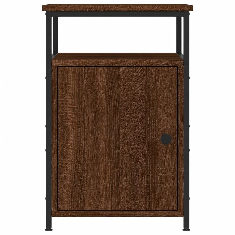 Bedside Cabinets 2 pcs Brown Oak 40x42x60 cm Engineered Wood