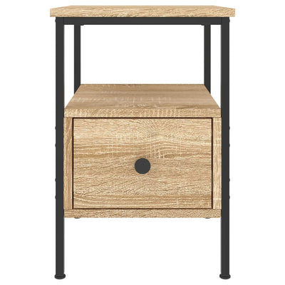 Bedside Cabinet Sonoma Oak 34x36x50 cm Engineered Wood