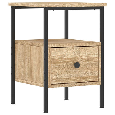 Bedside Cabinets 2 pcs Sonoma Oak 34x36x50 cm Engineered Wood