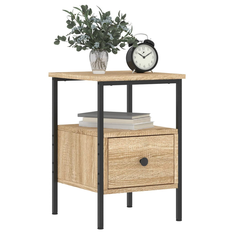 Bedside Cabinets 2 pcs Sonoma Oak 34x36x50 cm Engineered Wood