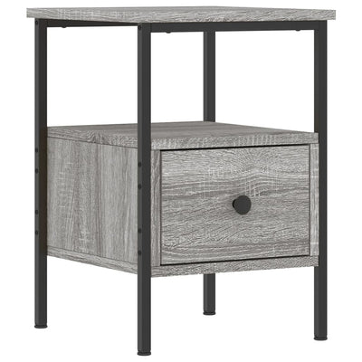 Bedside Cabinets 2 pcs Grey Sonoma 34x36x50 cm Engineered Wood