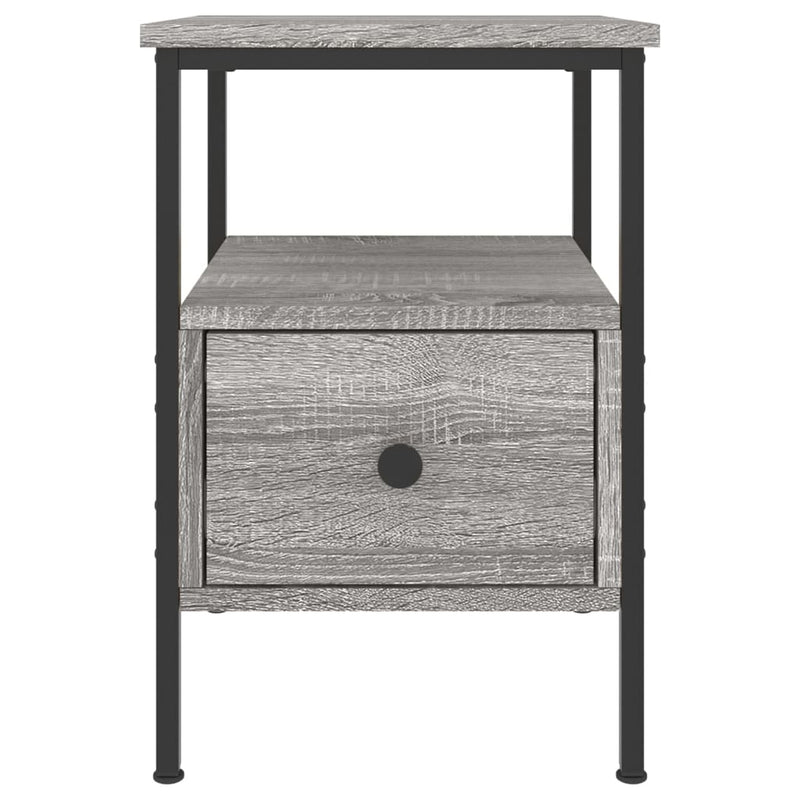 Bedside Cabinets 2 pcs Grey Sonoma 34x36x50 cm Engineered Wood