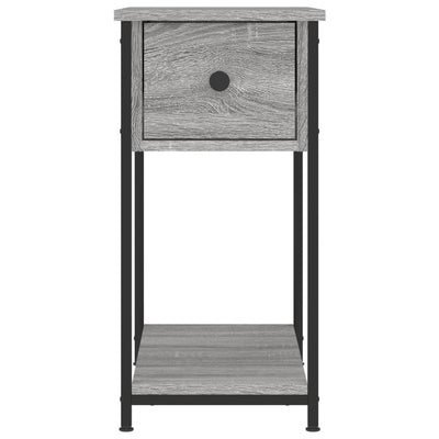 Bedside Cabinet Grey Sonoma 30x60x60 cm Engineered Wood