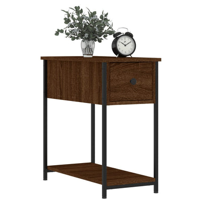 Bedside Cabinets 2 pcs Brown Oak 30x60x60 cm Engineered Wood