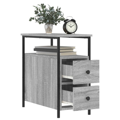 Bedside Cabinets 2 pcs Grey Sonoma 30x60x60 cm Engineered Wood