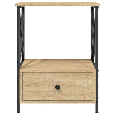 Bedside Table Sonoma Oak 50x41x65 cm Engineered Wood