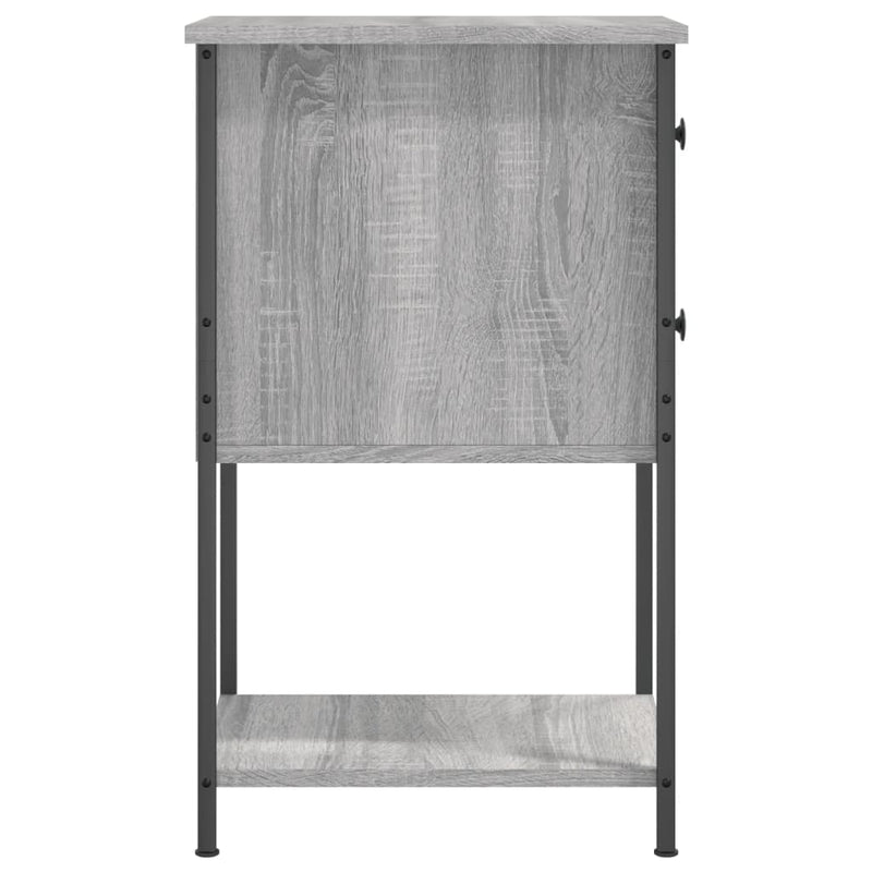 Bedside Cabinets 2 pcs Grey Sonoma 32x42x70 cm Engineered Wood
