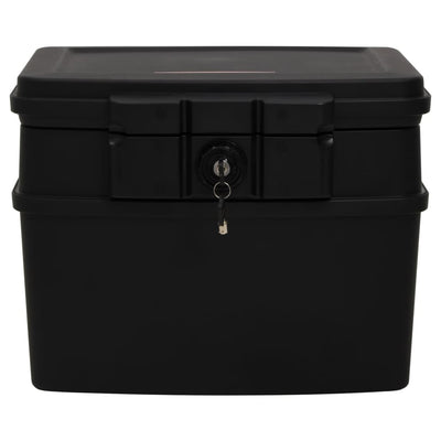 Safe Box Black 44x37x34 cm