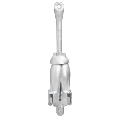 Folding Anchor Silver 3.2 kg Malleable Iron