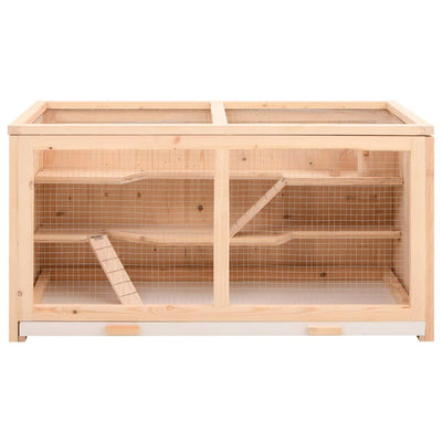 Hamster Cage 89.5x45x45 cm Solid Wood Fir