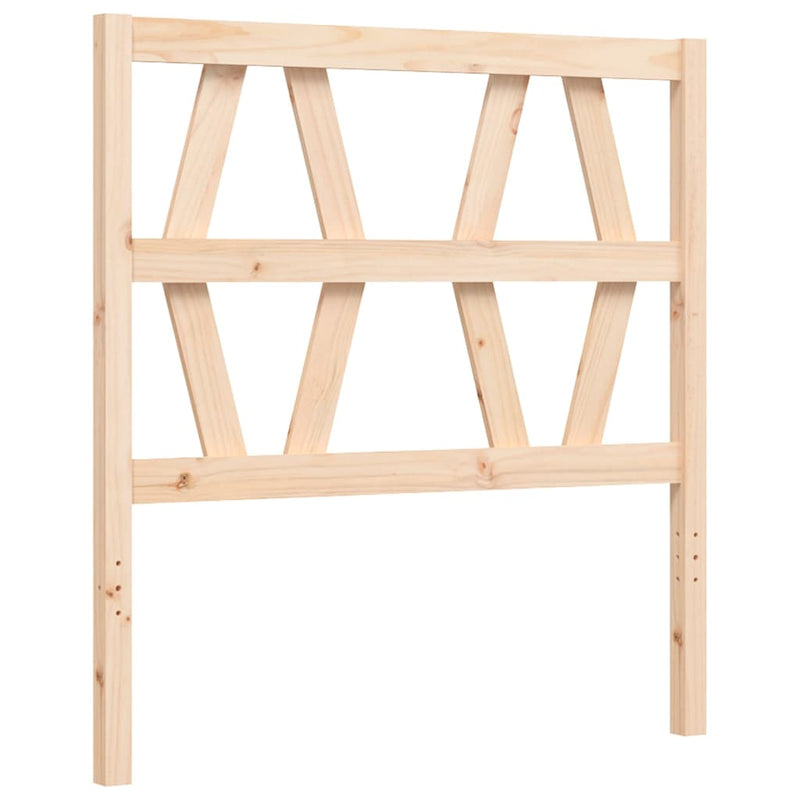 Bed Frame without Mattress 90x190 cm Solid Wood Pine