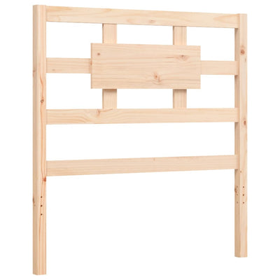 Bed Frame without Mattress 90x190 cm Solid Wood Pine