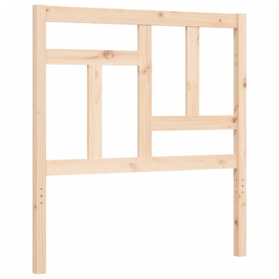 Bed Frame without Mattress 90x190 cm Solid Wood Pine