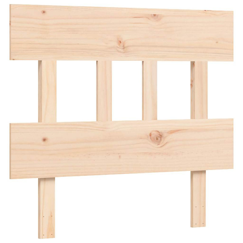 Bed Frame without Mattress 90x190 cm Solid Wood Pine